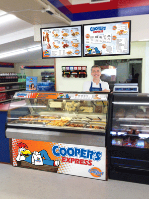 Cooper's Expressk kiosk PFSbrands